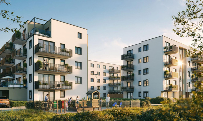 Morizon WP ogłoszenia | Mieszkanie w inwestycji Słoneczne Miasteczko, Kraków, 62 m² | 0927