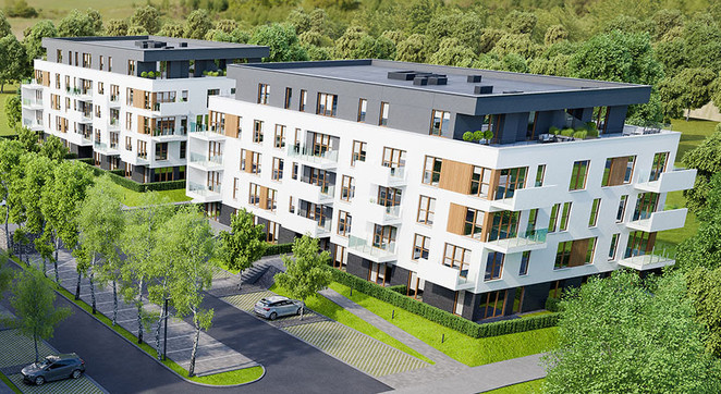 Morizon WP ogłoszenia | Mieszkanie w inwestycji PARK BAŻANTÓW, Katowice, 72 m² | 4057