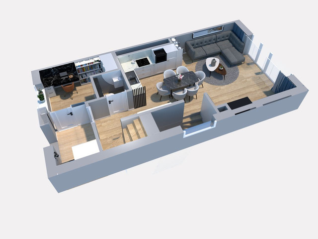 Morizon WP ogłoszenia | Dom w inwestycji Morenowa - zabudowa bliźniacza, Bartąg, 155 m² | 2039