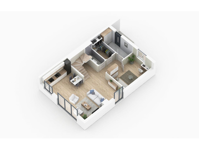Morizon WP ogłoszenia | Dom w inwestycji Morenowa - zabudowa bliźniacza, Bartąg, 212 m² | 2041
