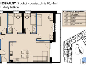 Mieszkanie na sprzedaż, Słupsk Kniaziewicza, 85 m²