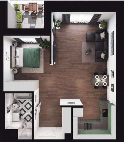 Morizon WP ogłoszenia | Mieszkanie w inwestycji Garnizon Lofty&Apartamenty, Gdańsk, 51 m² | 2787