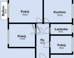 Mieszkanie na sprzedaż, Wrocław Krzyki, 54 m²