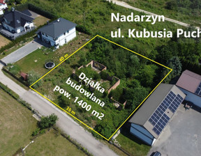 Działka na sprzedaż, Nadarzyn Kubusia Puchatka, 1400 m²