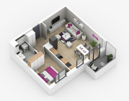 Morizon WP ogłoszenia | Mieszkanie w inwestycji Next Ursus, Warszawa, 43 m² | 7471