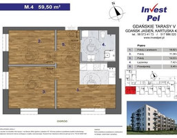 Morizon WP ogłoszenia | Mieszkanie w inwestycji Gdańskie Tarasy, Gdańsk, 60 m² | 1823