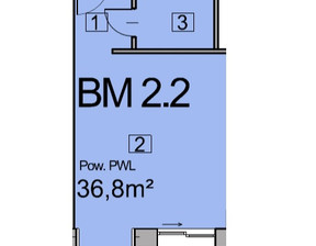 Mieszkanie w inwestycji Deo Plaza, Gdańsk, 53 m²