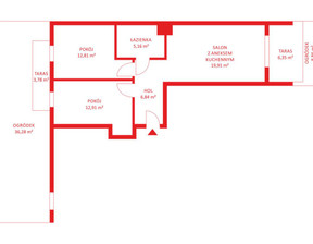 Mieszkanie na sprzedaż, Gdańsk Ujeścisko, 58 m²