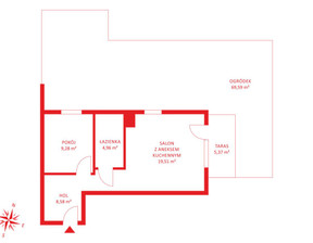 Mieszkanie na sprzedaż, Gdańsk Ujeścisko, 42 m²