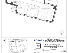 Mieszkanie w inwestycji Nowa Letnica, Gdańsk, 80 m²