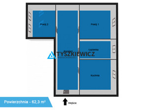 Mieszkanie na sprzedaż, Starogard Gdański, 62 m²
