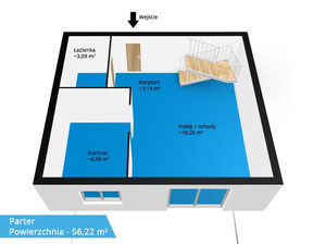 Mieszkanie na sprzedaż, Borkowo Gen. Elżbiety Zawackiej, 54 m²