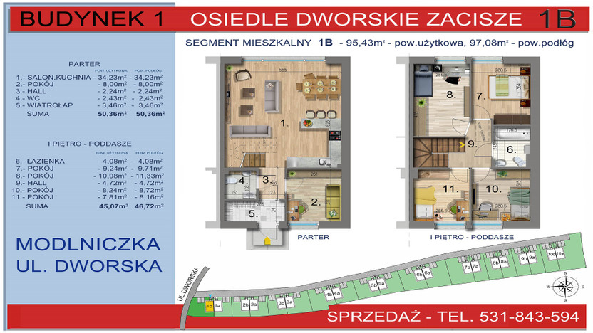 Dom w inwestycji Osiedle Dworskie Zacisze, Modlniczka, 95 m² | Morizon.pl | 3743