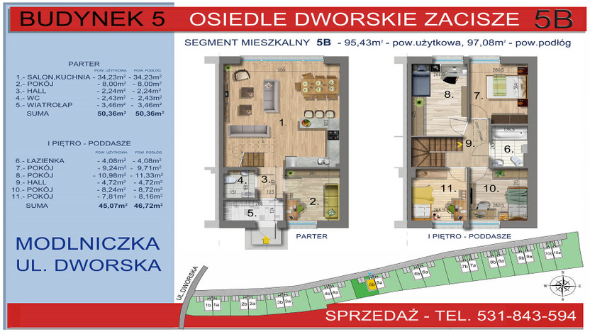 Dom w inwestycji Osiedle Dworskie Zacisze, Modlniczka, 95 m² | Morizon.pl | 3751