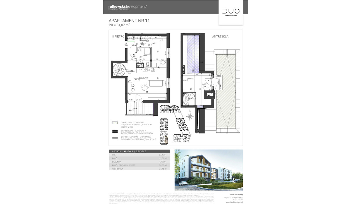 Mieszkanie w inwestycji Duo Apartamenty, Białystok, 81 m² | Morizon.pl | 2517