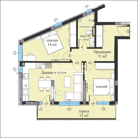 Morizon WP ogłoszenia | Mieszkanie na sprzedaż, 99 m² | 1330