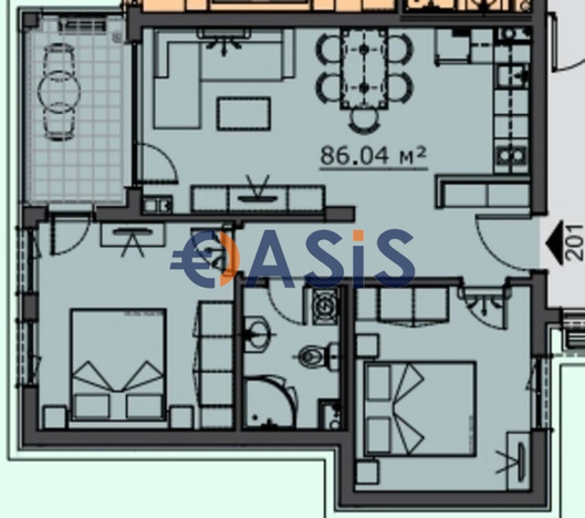 Morizon WP ogłoszenia | Mieszkanie na sprzedaż, 86 m² | 5091